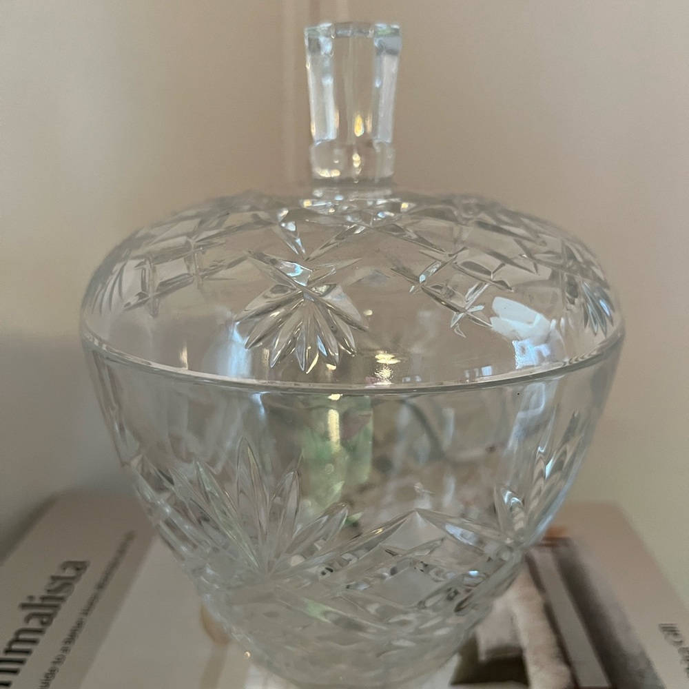 Vintage Crystal Candy Jar